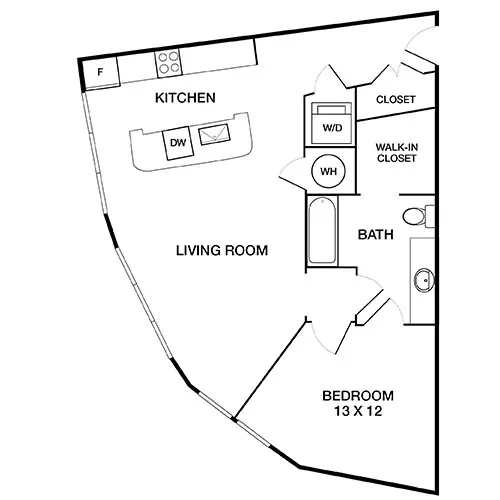 Tremont Apartment Homes -  Atlanta, GA - Peachtree Floor Plan
