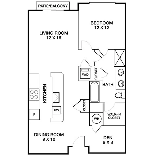 Tremont Apartments - Atlanta, GA - Piedmont Floor Plan