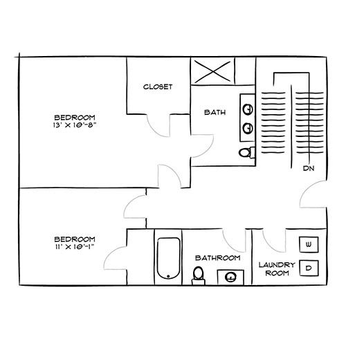 Parc Mosaic - Boulder, CO - Floor Plan Diagram