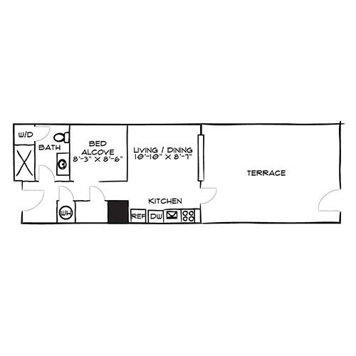 Parc Mosaic - Boulder, CO - Floor Plan Diagram