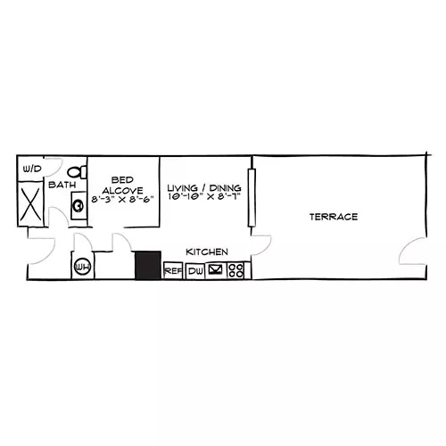 Parc Mosaic - Boulder, CO - Floor Plan Diagram