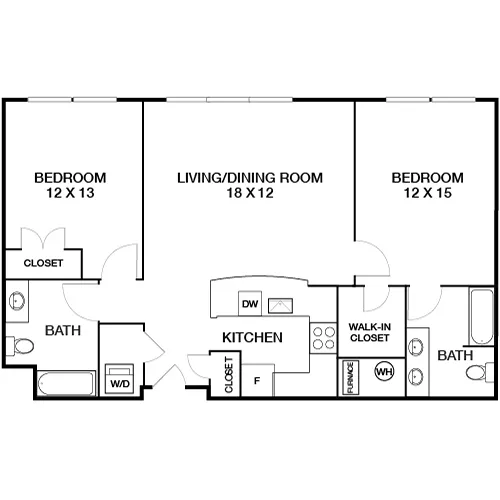 Axiom Apartment Homes - Cambridge, MA - Floor Plan Diagram