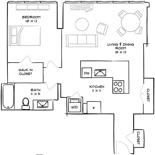 2D Diagram Furnished