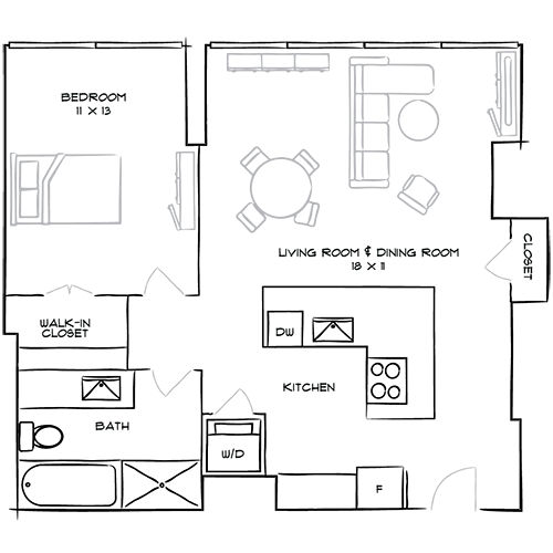 2D Diagram Furnished