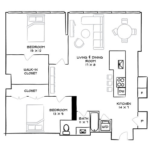 2D Diagram Furnished