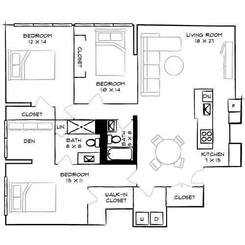 2D Diagram Furnished