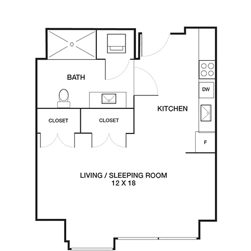 1-bedroom apartments for rent at Vivo Apartment Homes