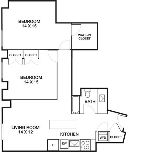 2-bedroom apartment homes available at Vivo Apartment Homes in Cambridge, MA