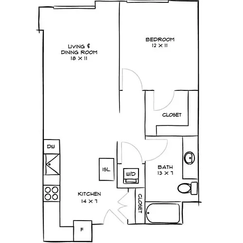 Indigo Apartment Homes - 1 Bed 1 Bath - Royal