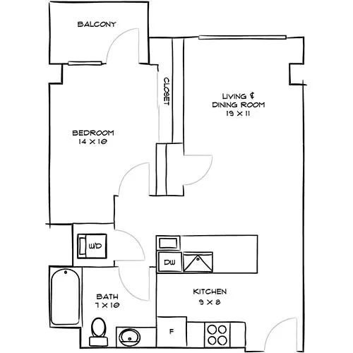 Indigo Apartment HOmes - Redwood City - Cyan