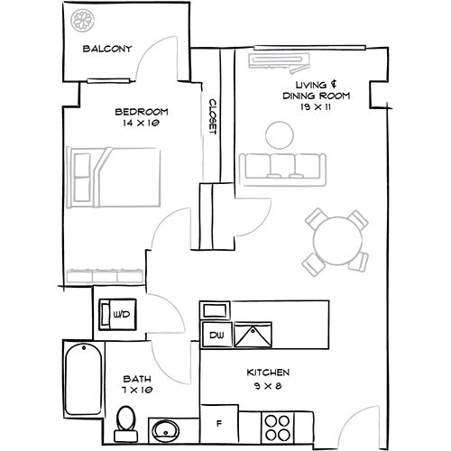 Indigo Apartment HOmes - Redwood City - Cyan