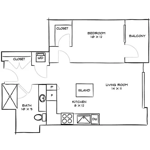 Indigo Apartment Homes - 1 Bed 1 Bath - Pacific