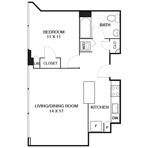 Locust on the Park - Philadelphia, PA - Floor Plan Diagram