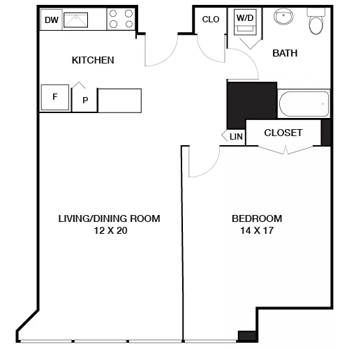Locust on the Park - Philadelphia, PA - Floor Plan Diagram