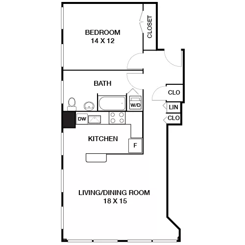 Locust on the Park - Philadelphia, PA - Floor Plan Diagram