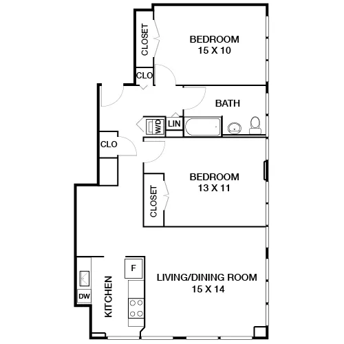 Locust on the Park - Philadelphia, PA - Floor Plan Diagram