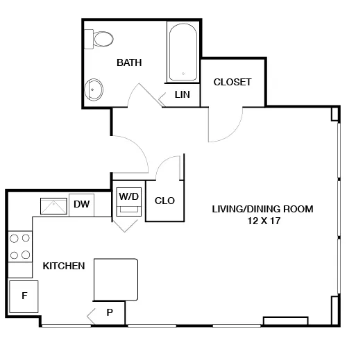 Locust on the Park - Philadelphia, PA - Floor Plan Diagram