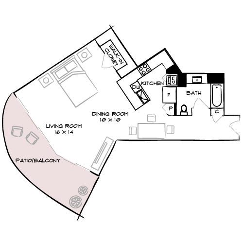 Flamingo Point - Miami, FL - Floor Plan Diagram