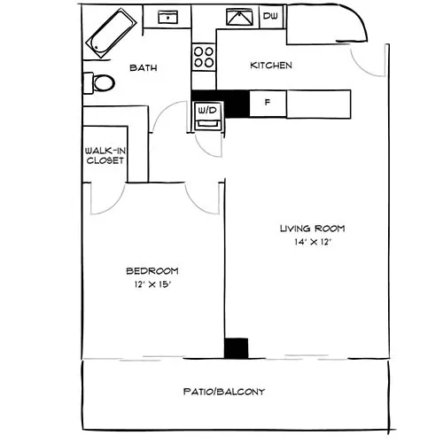 Flamingo South Beach - Miami, FL - Floorplan Diagram 