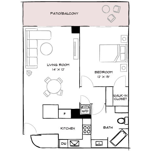 Flamingo South Beach - Miami, FL - Floor Plan Diagram