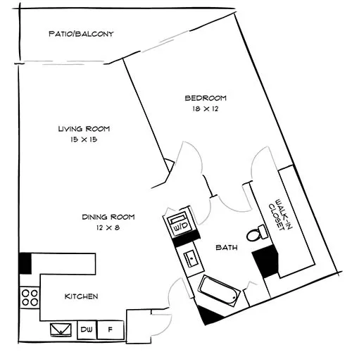 Flamingo South Beach - Miami, FL - Floor Plan Diagram