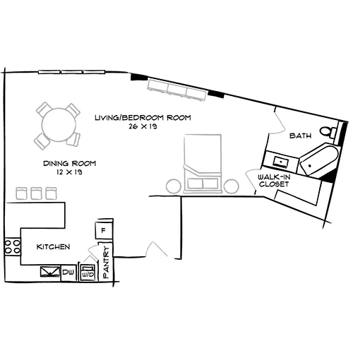 Flamingo Point - Miami, FL - Floor Plan Diagram