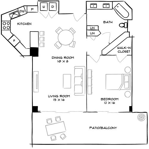 Flamingo South Beach - Miami, FL - Floor Plan Diagram