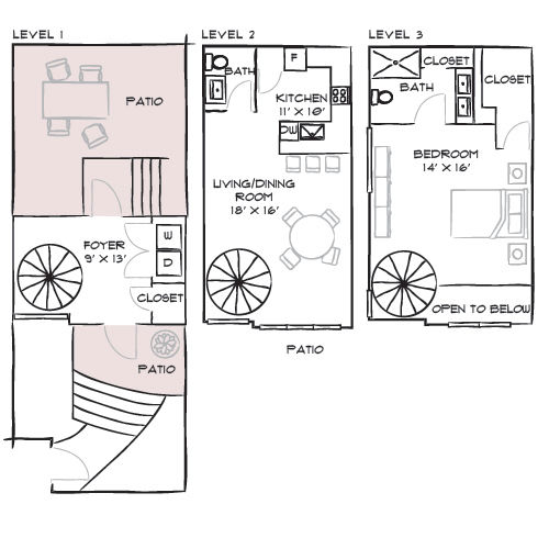Flamingo South Beach - Miami, FL - Floor Plan Diagram
