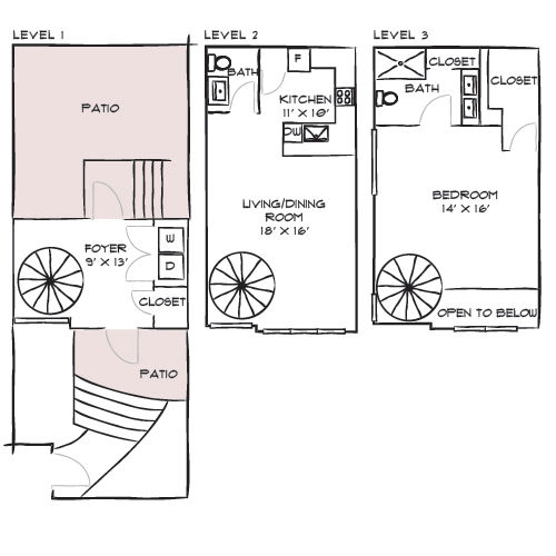 Flamingo South Beach - Miami, FL - Floor Plan Diagram