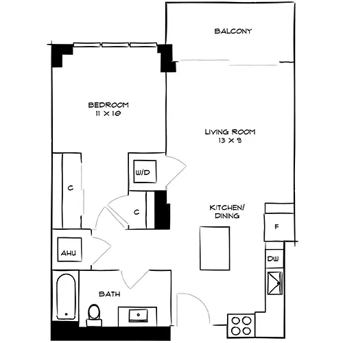 Flamingo Point | Miami, FL | The Gardens 1D Diagram