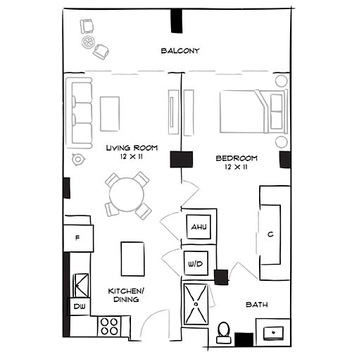 Flamingo Point | Miami, FL | The Gardens 1K Diagram