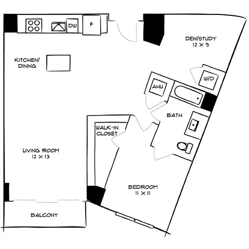 Flamingo Point | Miami, FL | The Gardens 1O Diagram
