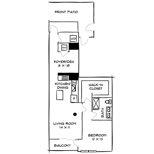 Flamingo Point - Miami, FL - Floor Plan Diagram