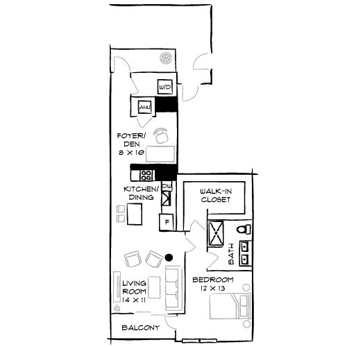 Flamingo Point - Miami, FL - Floor Plan Diagram