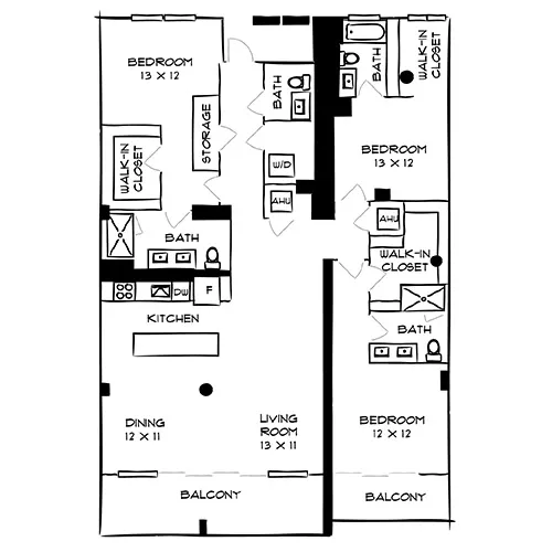 Flamingo Point | Miami, FL | The Park 3B Diagram