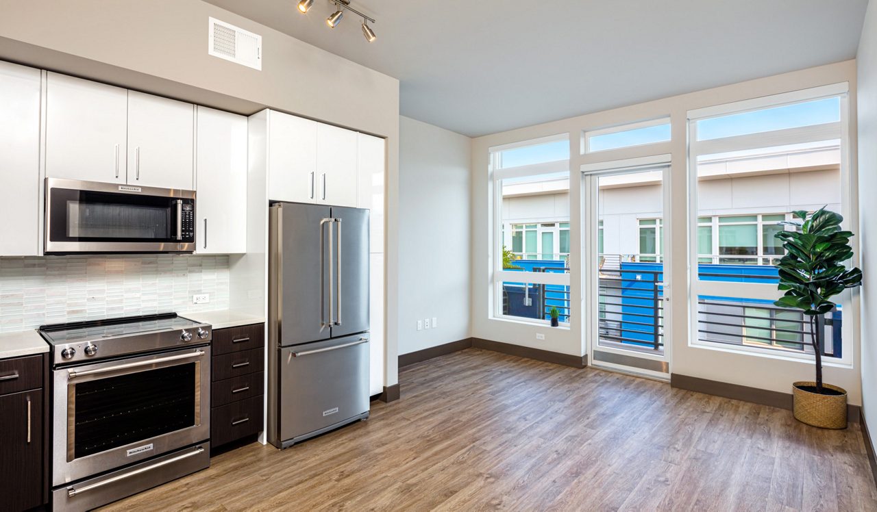 Photographer Lucas Fladzinski. Client AIMCO. Indigo Apartments, Redwood City, CA