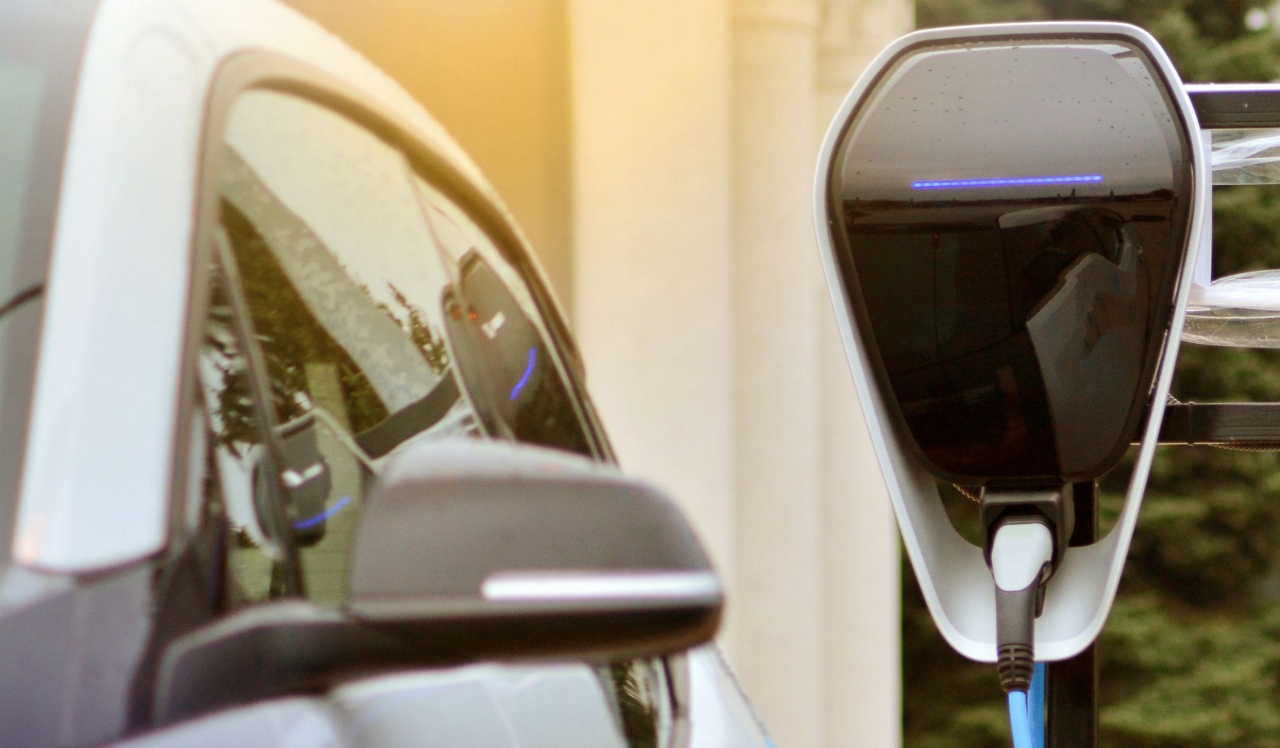 Oak Shore Homes - Corte Madera, CA - Electric car charging on EV charging station