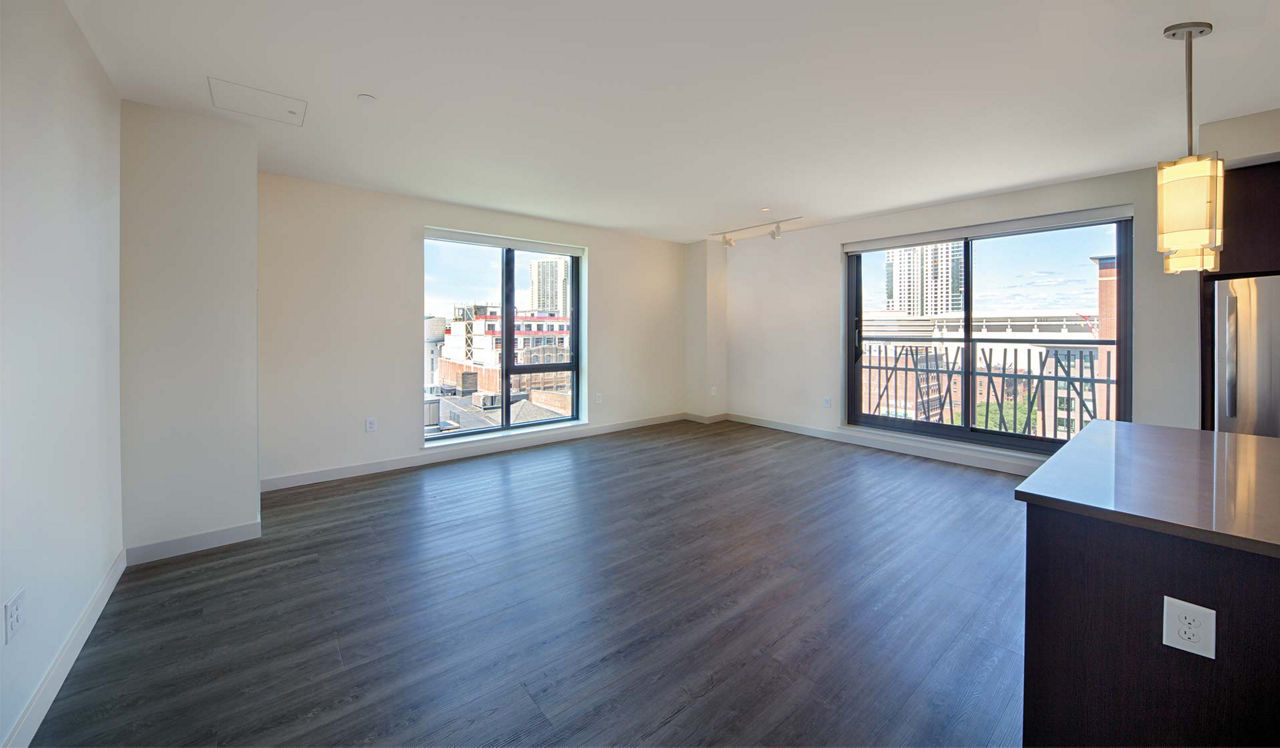 One Canal Apartments - Boston, MA - living room