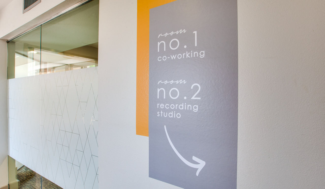 Work space at Broadcast Center (1 of 2)