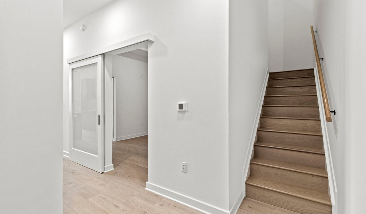 The Elm - Bethesda, MD - Hallway and Den