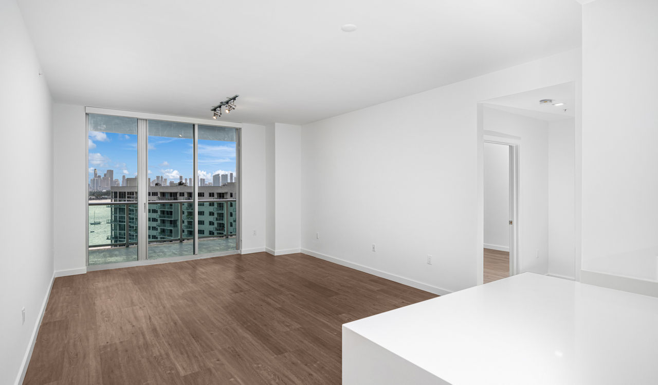 Flamingo South Beach - Miami, FL - Kitchen and Living Room