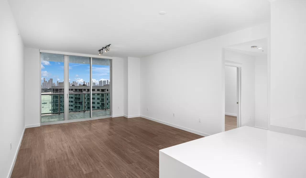 Flamingo South Beach - Miami, FL - Kitchen and Living Room