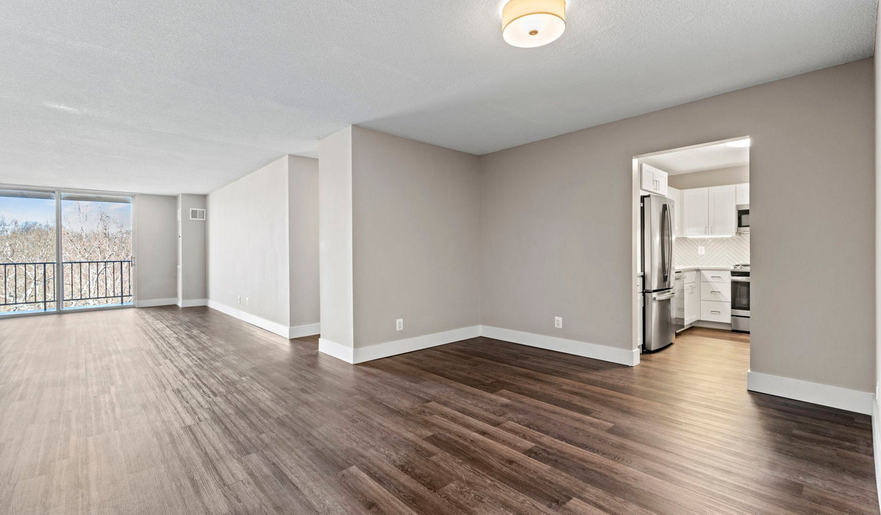 North Park - Chevy Chase, MD - Living Room and Kitchen