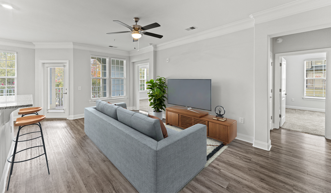 Olde Towne Residences - Raleigh, NC - Living Room