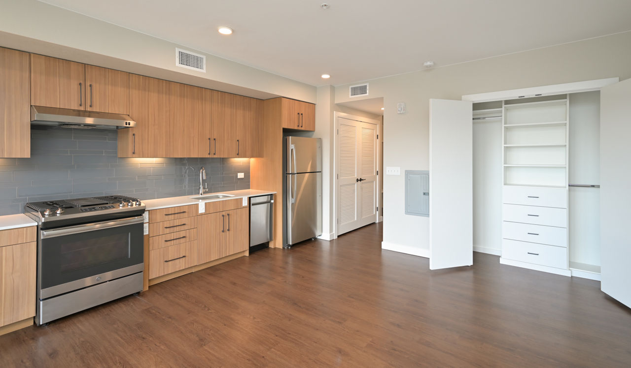 Parc Mosaic - Boulder, CO - Living Room and Kitchen