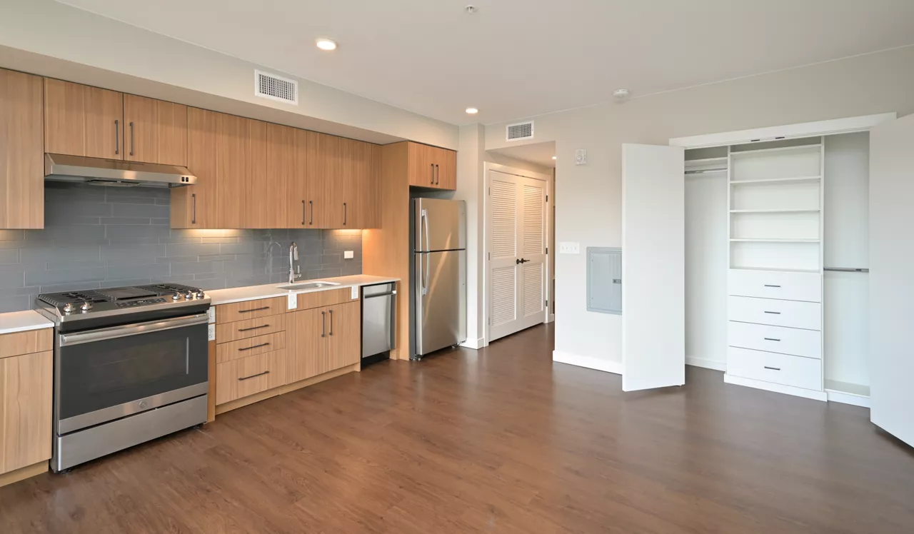 Parc Mosaic - Boulder, CO - Living Room and Kitchen