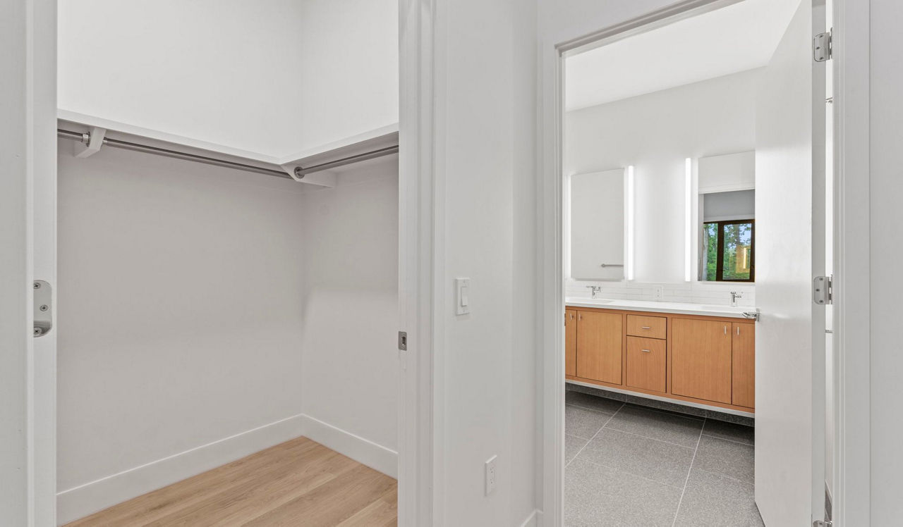 Ravel and Royale - Bethesda, MD - Closet and Bathroom