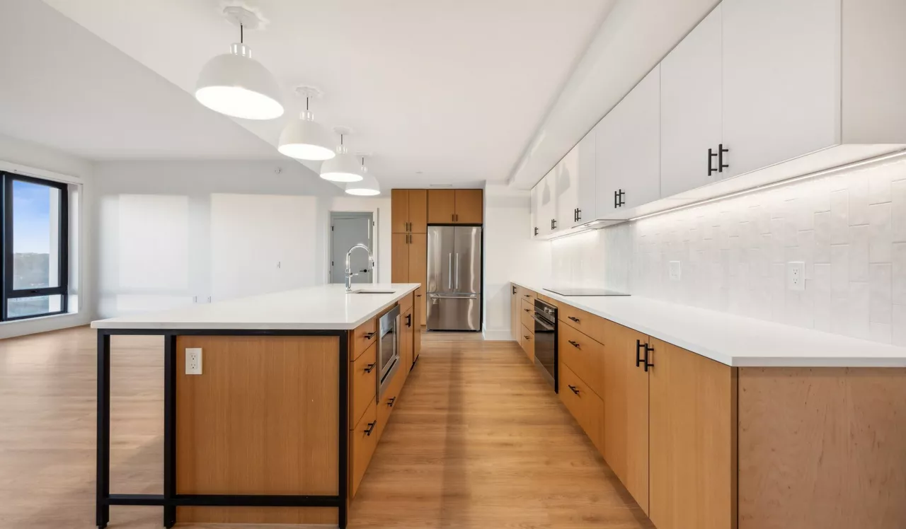 Ravel and Royale - Bethesda, MD - Kitchen and Living Room