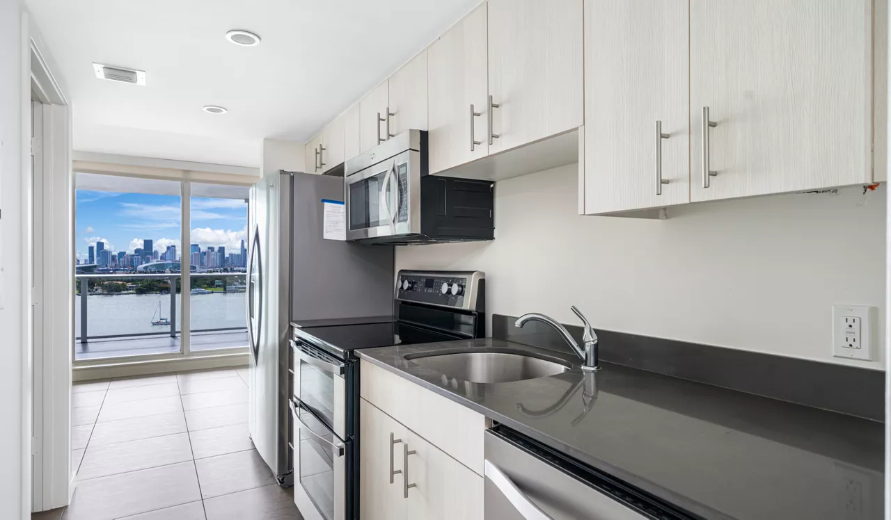 Southgate Towers - Miami, FL - Kitchen and Living Room