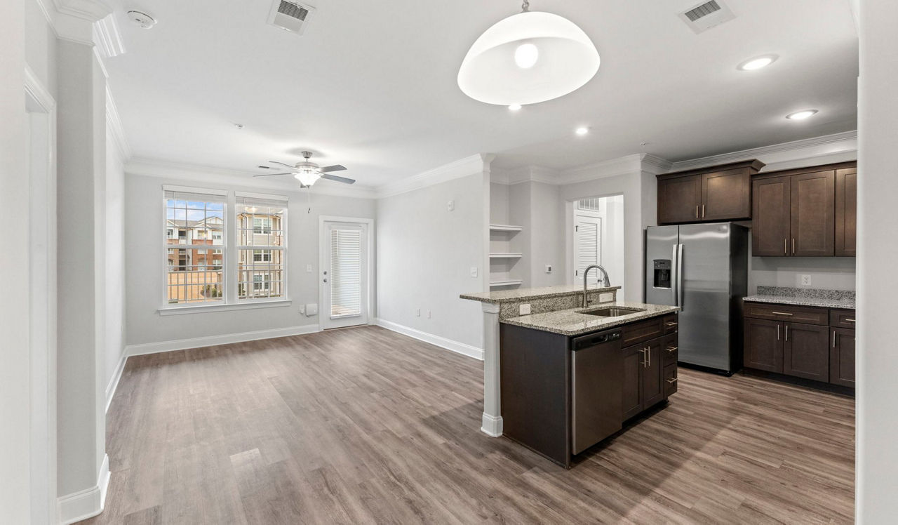 Sunnybrook Residences - Raleigh, NC - Living Room